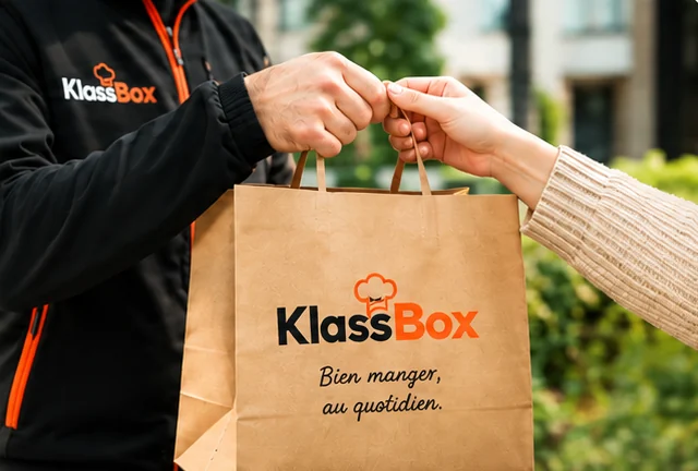 Un sac KlassBox remis à la livraison
